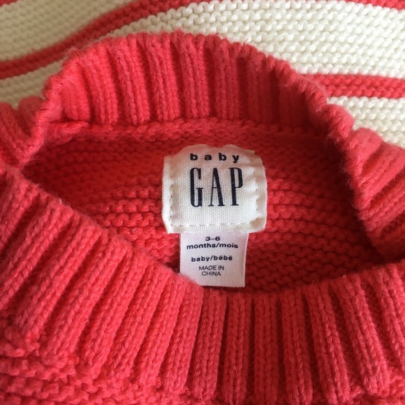 Gap Striped Garter Sweater Dress | 3-6 M | EUC - Picture 3 of 5